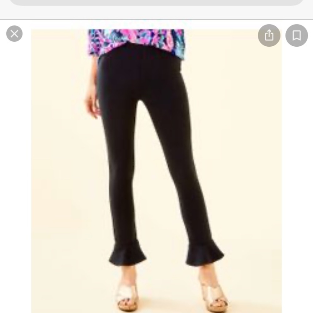 Lilly Pulitzer 26 1/2”Nira ruffle legging